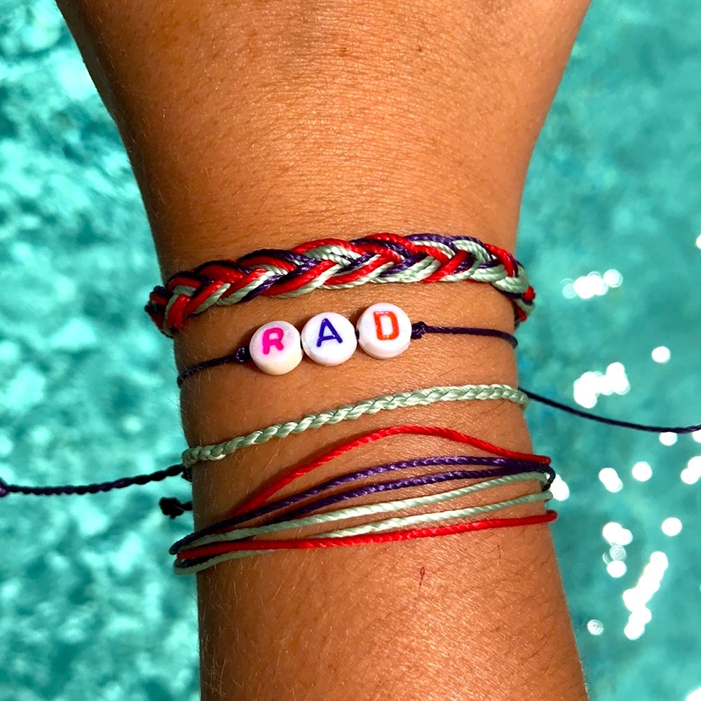 🌼🌿Handmade Adjustable Rad Bracelet Set🌿🌼 - Picture 3 of 6